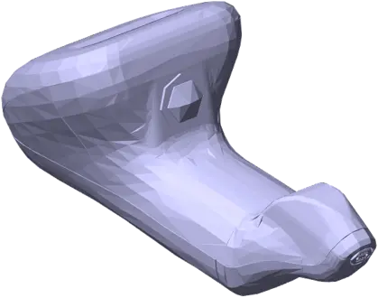 CAD model of medical device for virtual dose mapping by Dose Insight